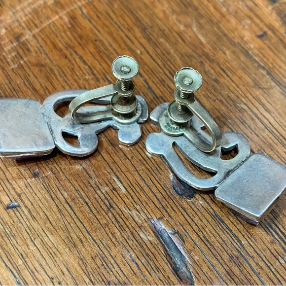 Signed BETO Mexican Silver & Amethyst Necklace 3 Piece Set - Picture 9 of 10